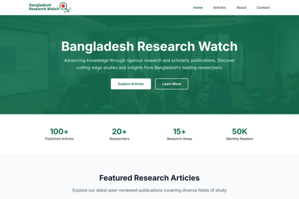 Bangladesh Research Watch